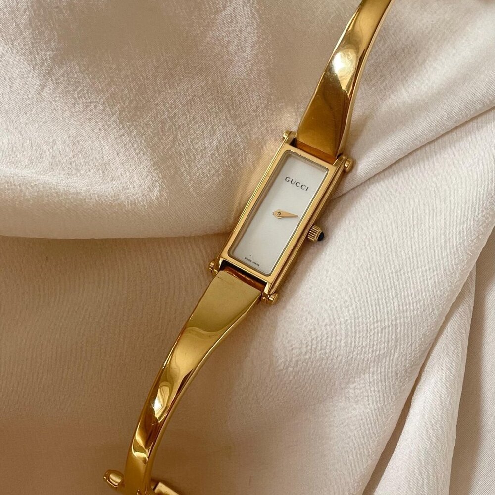 Vintage Gucci Women's Delicate Gold Plated Watch